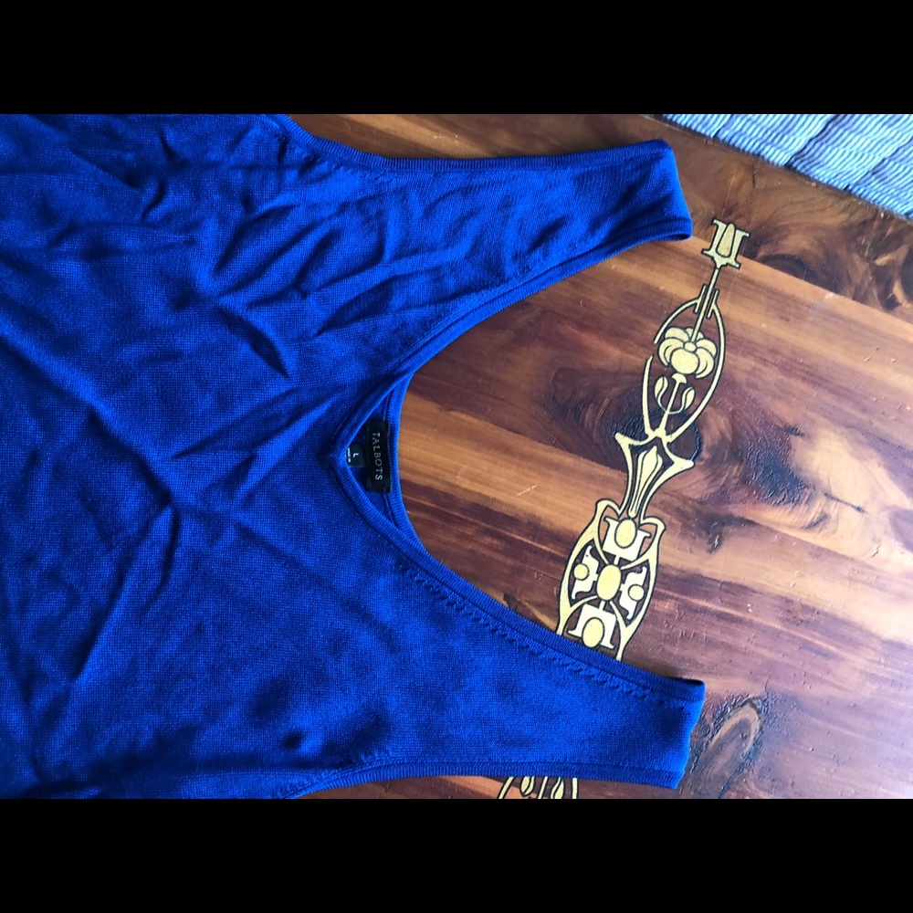 Talbots silky knit tank